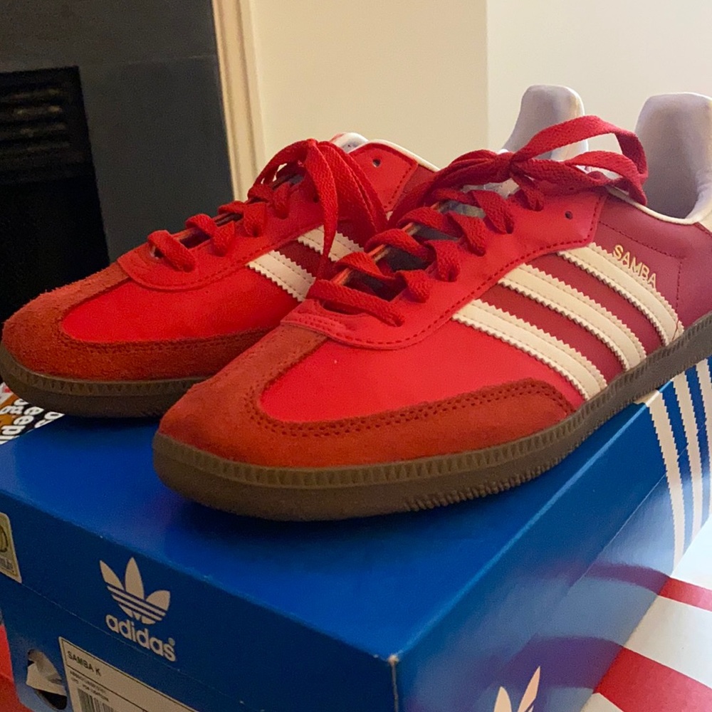 Adidas Samba (red & white)